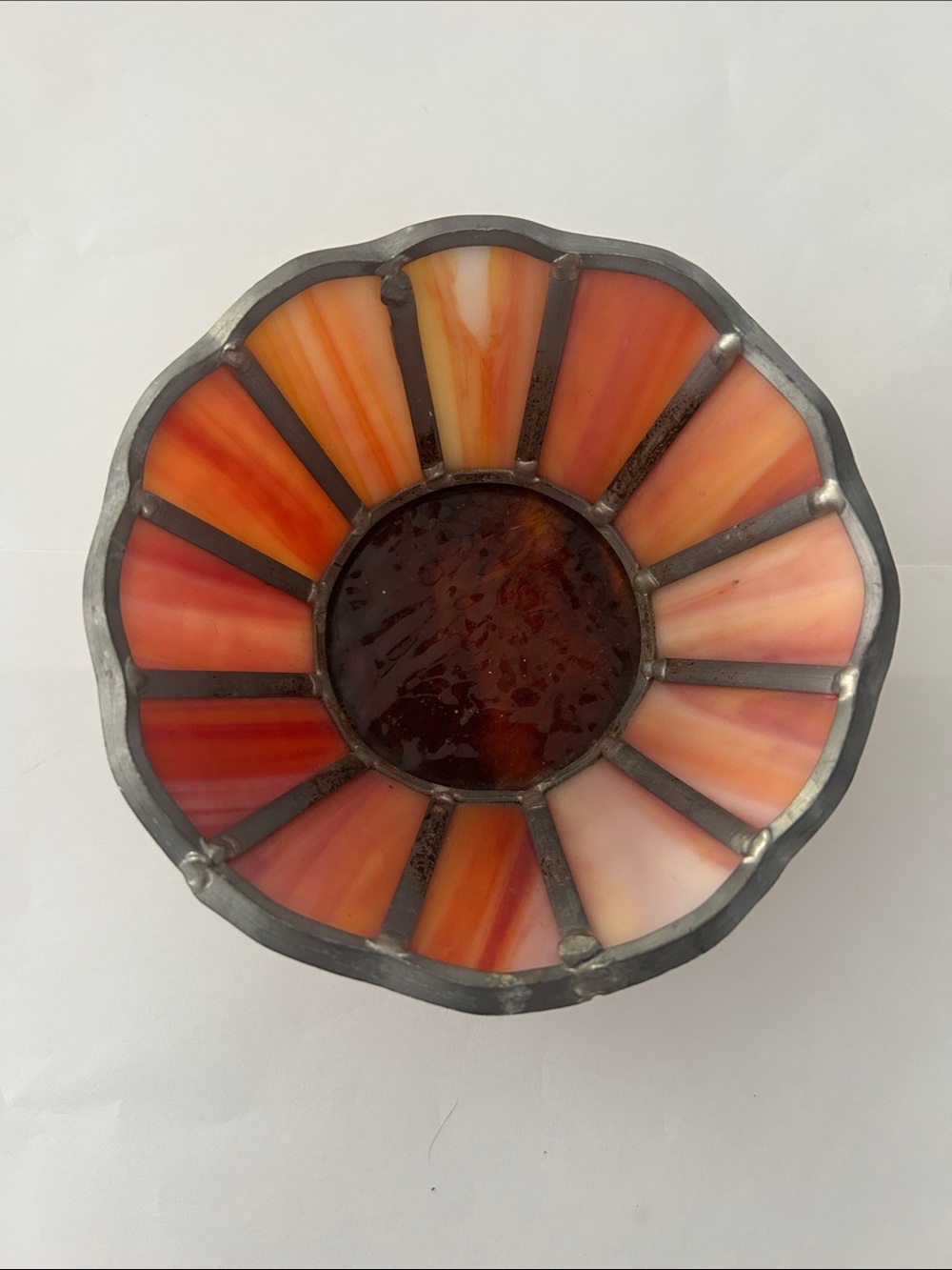 Stained Glass Bowl - Decorative Home Art